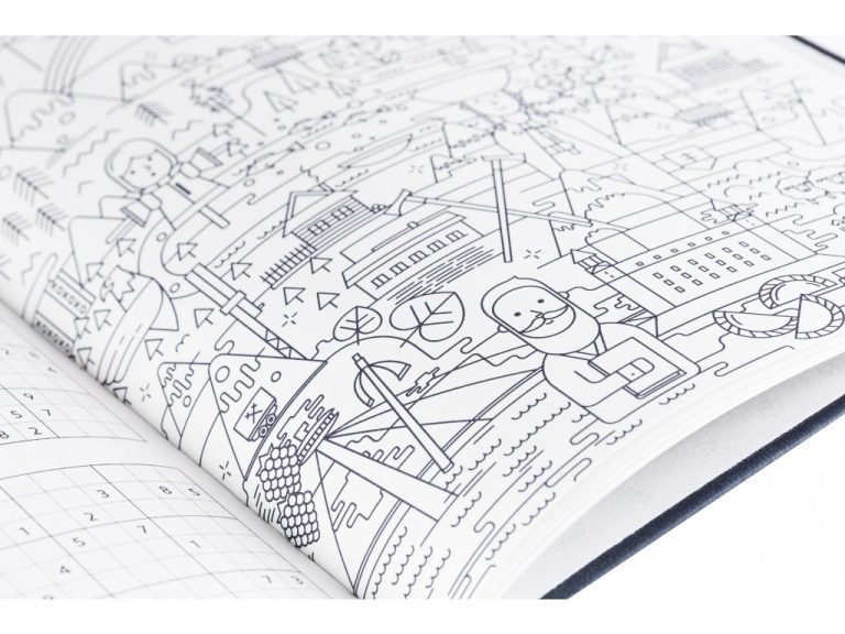 diar DIARIUM 2018 omalovánka